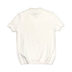 FOREVER 21 Girl's Cream Sweater-Knit Polo Shirt